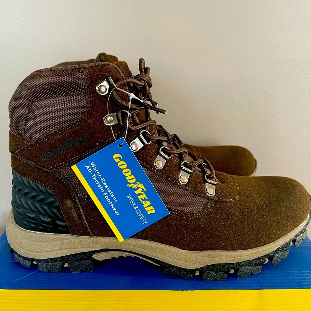 North Summit Bull Leather Work Boots Men\'s US Size 7.5 Brown‎ NWOT Danner Men main image 2